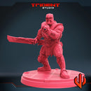 Hulkbuster And Thanos Diorama Marvel MCP-scale 40mm resin diorama by Trident Miniatures - product image 4