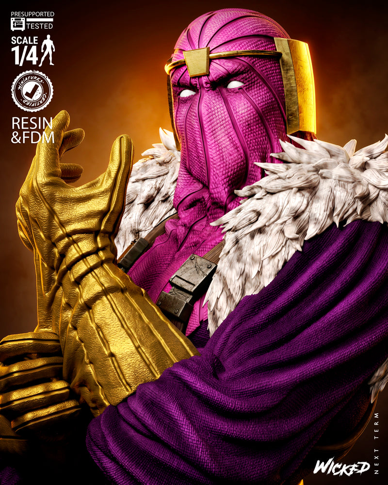 Baron Portrait Bust resin bust kit view 4