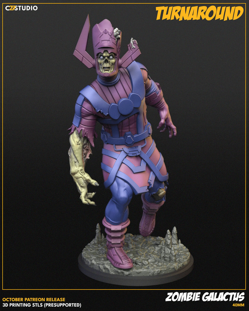 Zombie Galactus Marvel MCP-compatible resin miniature by C27 Studios - product image 4