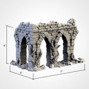 Abandoned City Ruins 3D printed terrain view 4