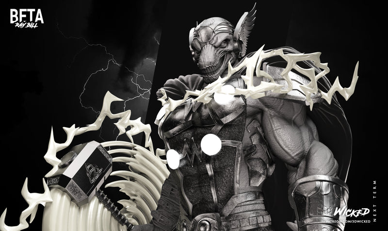Beta Ray Bill Bust resin bust kit view 4