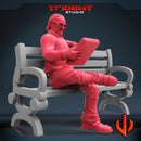 Stan Lee - Sculpt B Marvel MCP-compatible 40mm resin proxy miniature by Trident Miniatures - product image 4