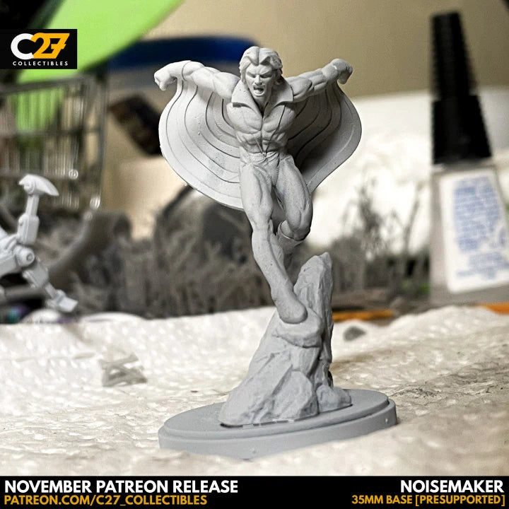 Banshee Marvel MCP-compatible resin miniature by C27 Studios - product image 4