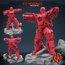 Iron Man MK1 Miniature Marvel MCP-compatible 40mm resin proxy miniature by Trident Miniatures - product image 4