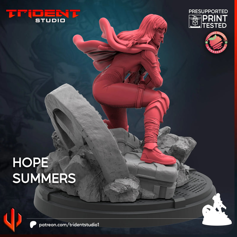 Hope Summers Marvel MCP-compatible 40mm resin proxy miniature by Trident Miniatures - product image 4