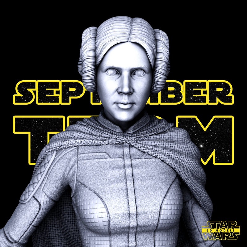 Leia Sculpture