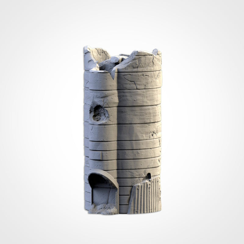 Silos & Storage Tanks 3D printed terrain view 4