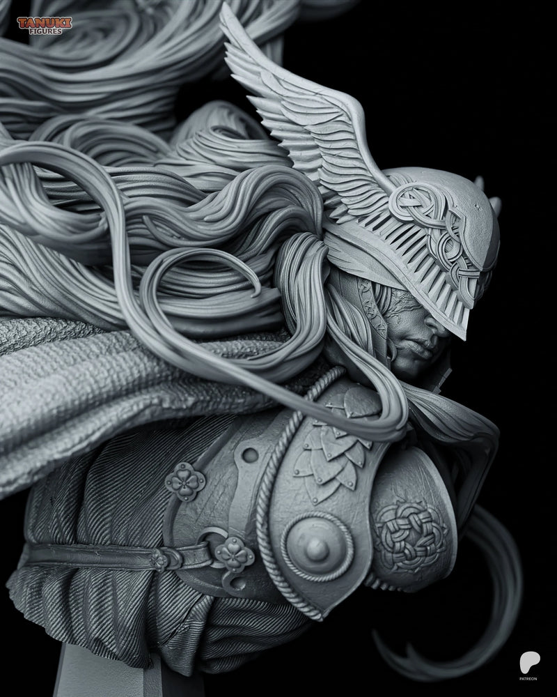Malenia Resin Statue & Bust - Bust view 4