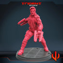 Starlord - Sculpt A Marvel MCP-compatible 40mm resin proxy miniature by Trident Miniatures - product image 4