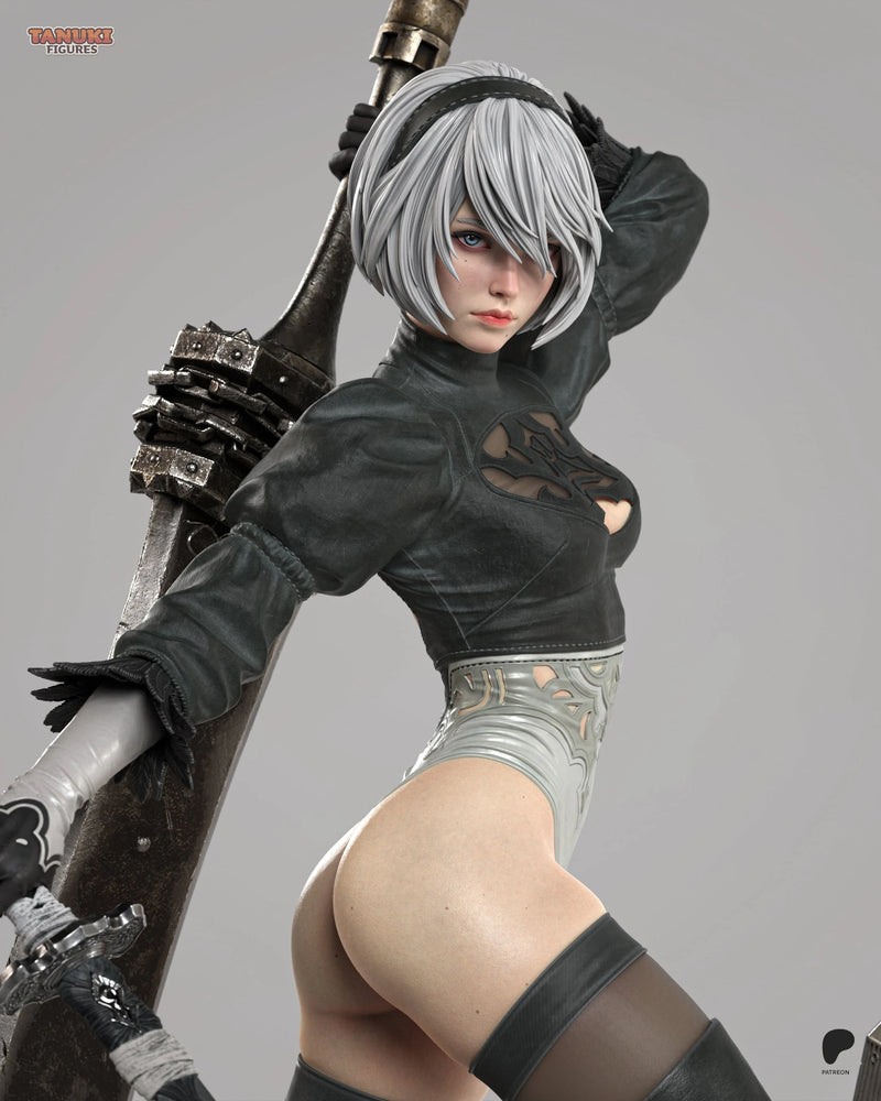 2B Resin Statue & Bust - Full Size view 4