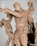 Diorama Resident Evil resin diorama kit view 4
