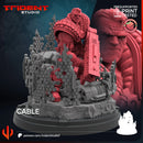 Cable Marvel MCP-compatible 40mm resin proxy miniature by Trident Miniatures - product image 4