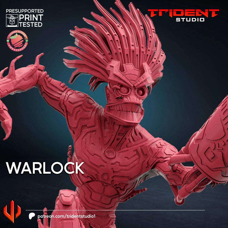 Warlock Marvel MCP-compatible 40mm resin proxy miniature by Trident Miniatures - product image 4
