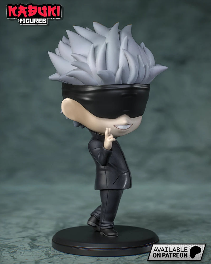 Satoru Gojo Chibi Resin Figure - Chibi view 4
