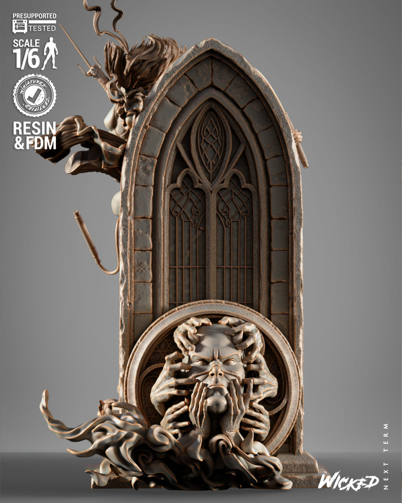 Daredevil and Electra Diorama resin diorama kit view 4