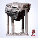 Floating Rocks 3D printed terrain view 4