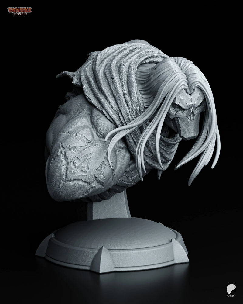 Death Resin Statue & Bust - Bust view 4