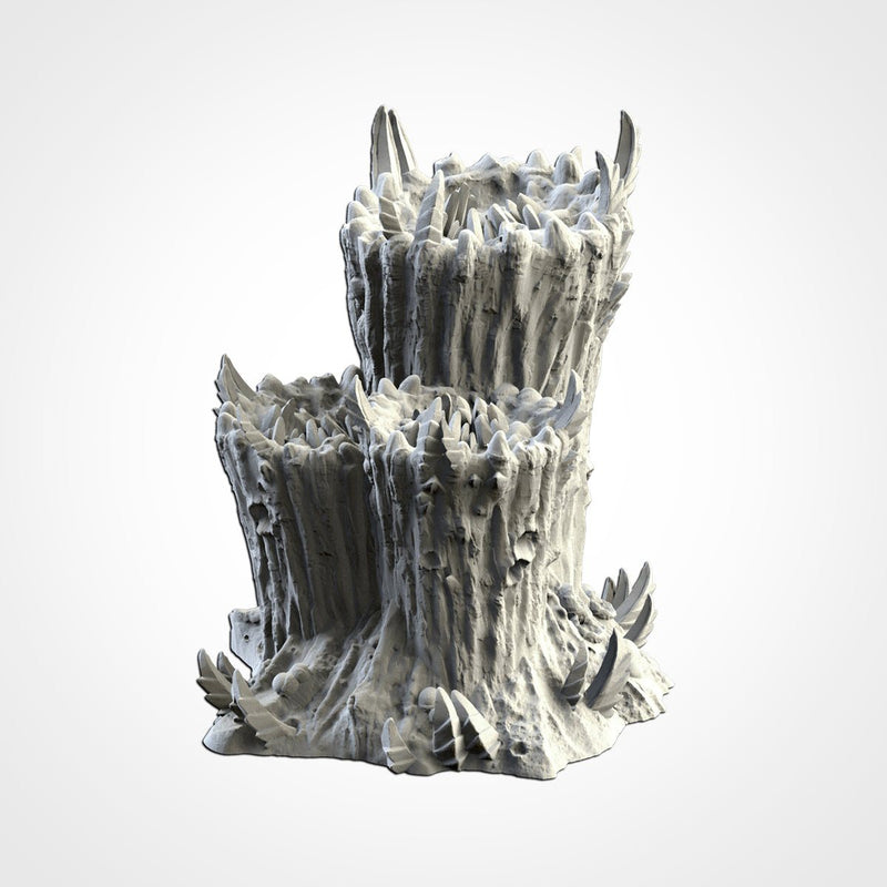 Alien Terrain 02 3D printed terrain view 4