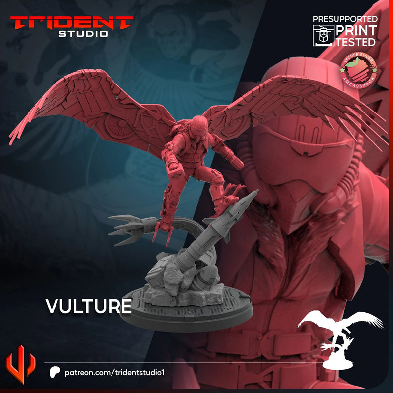 Vulture Marvel MCP-compatible 40mm resin proxy miniature by Trident Miniatures - product image 4