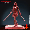 Black Widow 2021 - Sculpt B Marvel MCP-compatible 40mm resin proxy miniature by Trident Miniatures - product image 4
