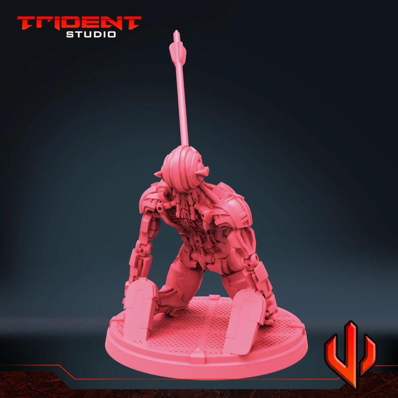 Ultron Drone Multiverse - Sculpt G Marvel MCP-compatible 40mm resin proxy miniature by Trident Miniatures - product image 4