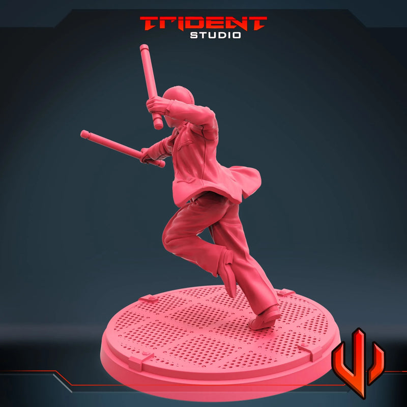 Moon Knight - Sculpt B Marvel MCP-compatible 40mm resin proxy miniature by Trident Miniatures - product image 4