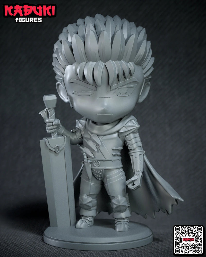 Guts Chibi Resin Figure - Chibi view 4