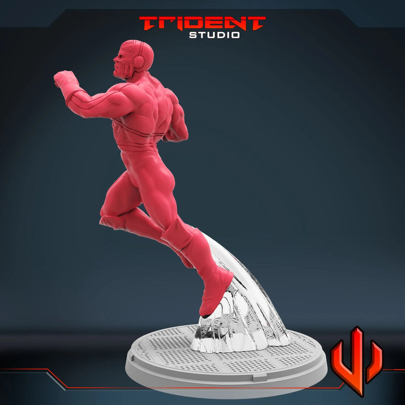 Captain Britain Marvel MCP-compatible 40mm resin proxy miniature by Trident Miniatures - product image 4