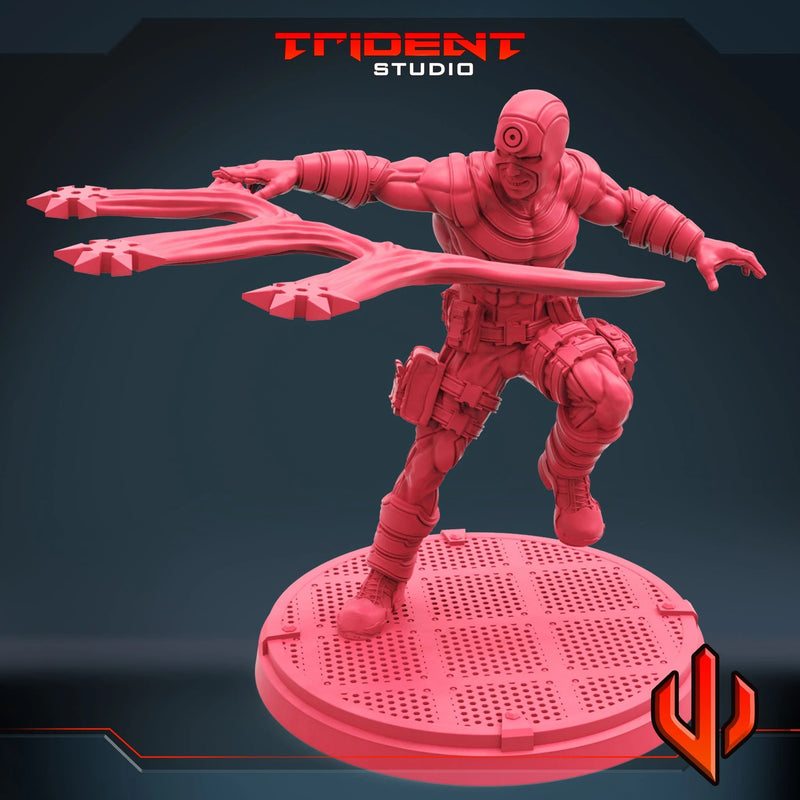 Bullseye Marvel MCP-compatible 40mm resin proxy miniature by Trident Miniatures - product image 4