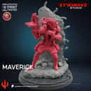 Maverick Marvel MCP-compatible 40mm resin proxy miniature by Trident Miniatures - product image 4