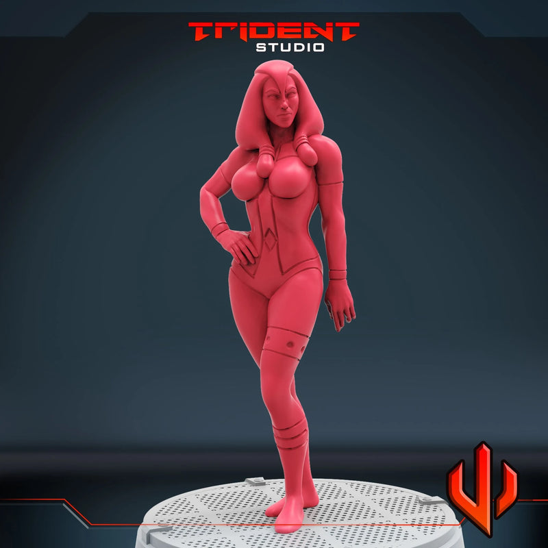 Jocasta Marvel MCP-compatible 40mm resin proxy miniature by Trident Miniatures - product image 4