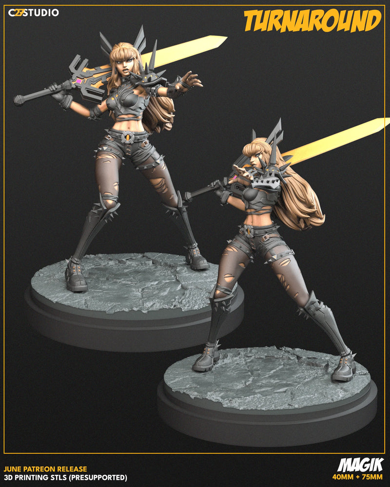 Magik Rivals Marvel MCP-compatible resin miniature by C27 Studios - product image 4
