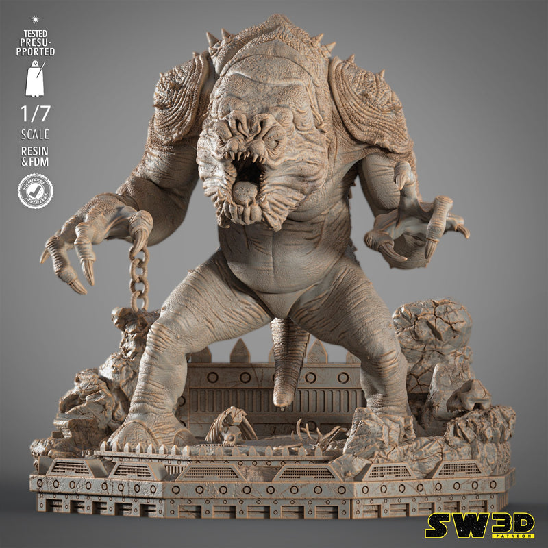 Rancor Sculpture