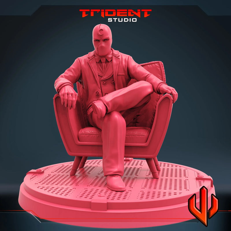 Moon Knight - Sculpt A Marvel MCP-compatible 40mm resin proxy miniature by Trident Miniatures - product image 4