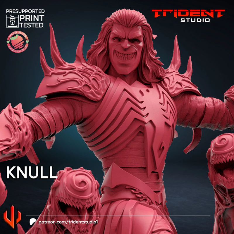 Knull Marvel MCP-compatible 40mm resin proxy miniature by Trident Miniatures - product image 4