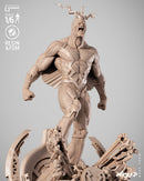 Black Bolt Sculpture resin statue kit view 4