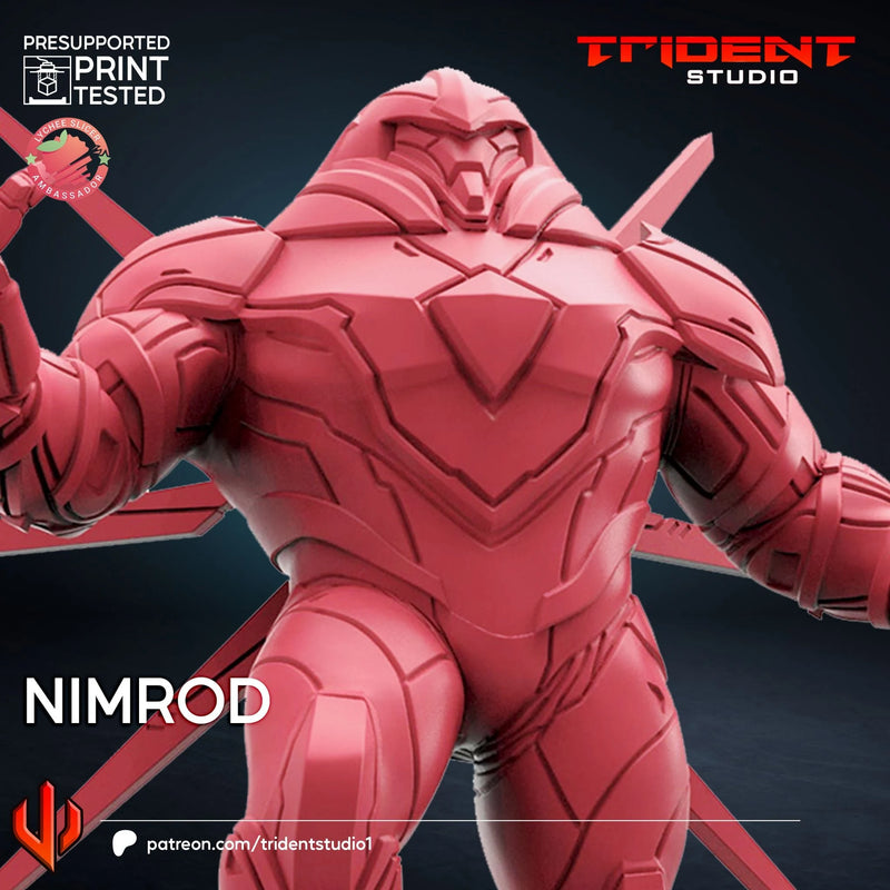 Nimrod Marvel MCP-compatible 40mm resin proxy miniature by Trident Miniatures - product image 4