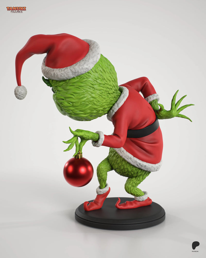 Grinch Chibi Resin Figure - Chibi view 4