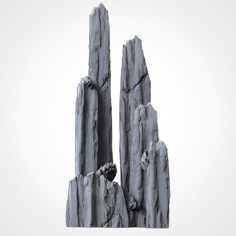 High Mountains 3D printed terrain view 4
