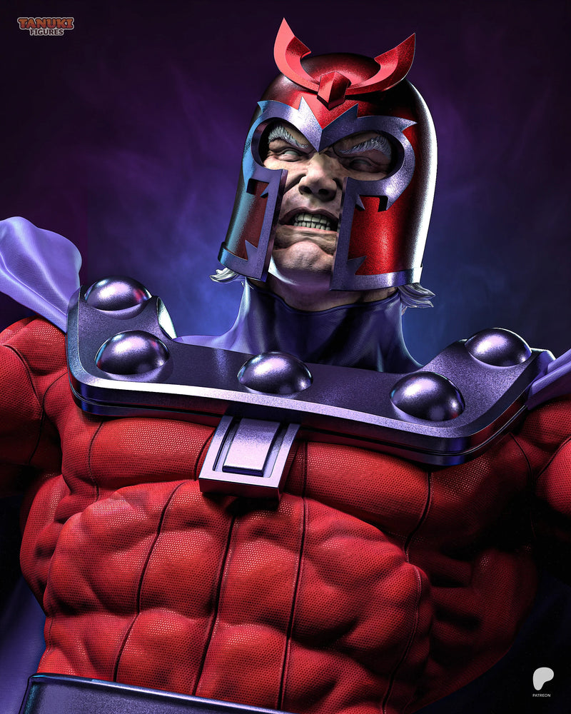 Magneto Resin Statue & Bust - Full Size view 4