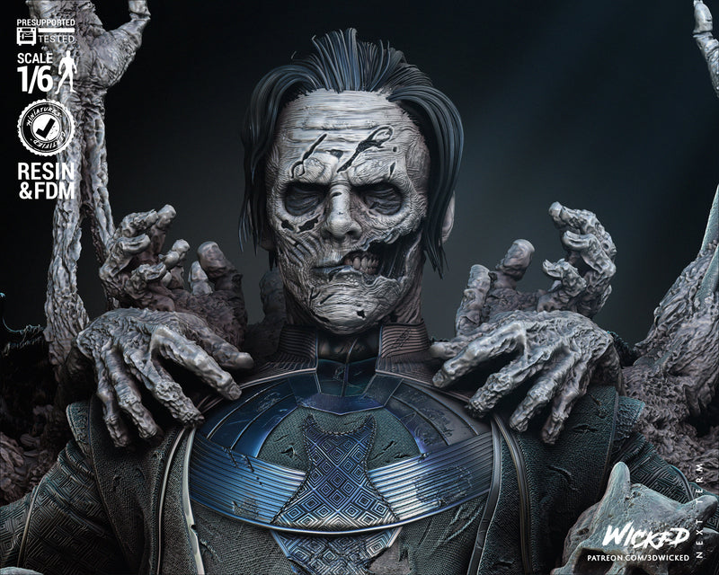 Dead Strange Sculpture resin statue kit view 4