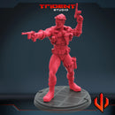 Classic Nick Fury Marvel MCP-compatible 40mm resin proxy miniature by Trident Miniatures - product image 4