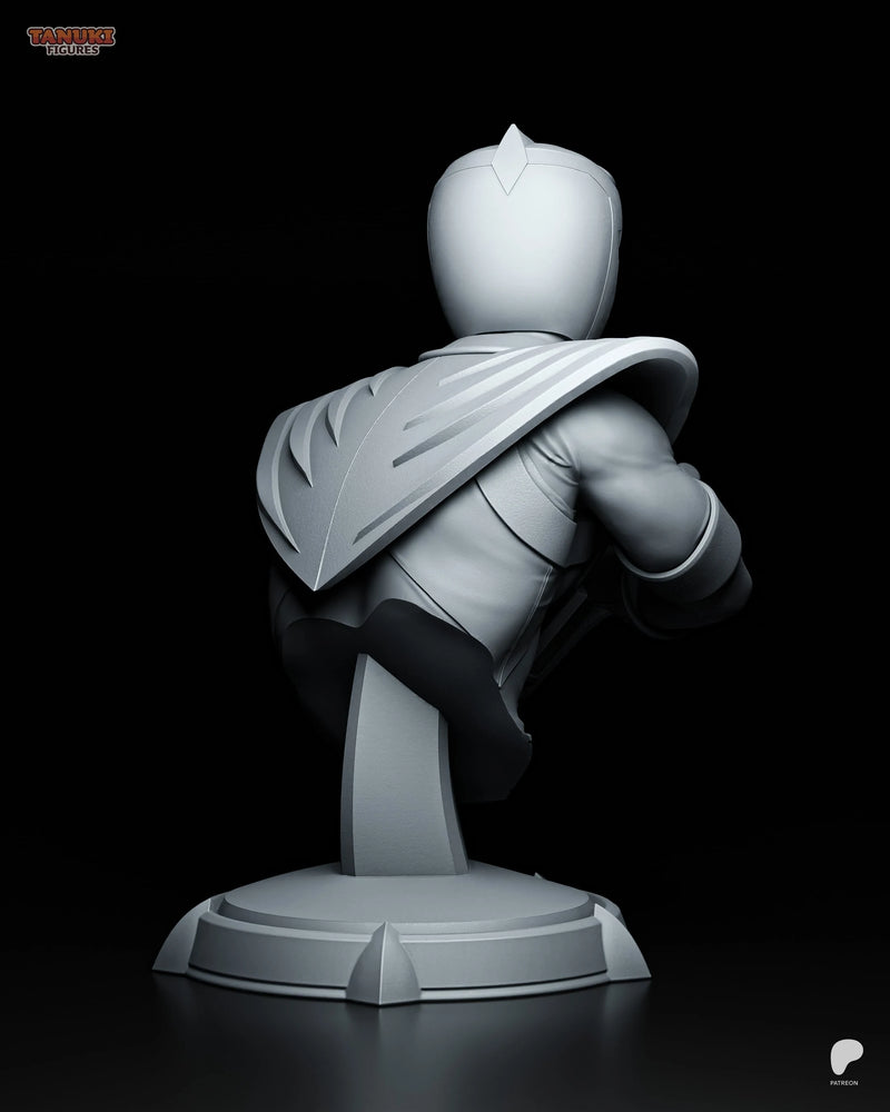 Green Ranger Resin Statue & Bust - Bust view 4