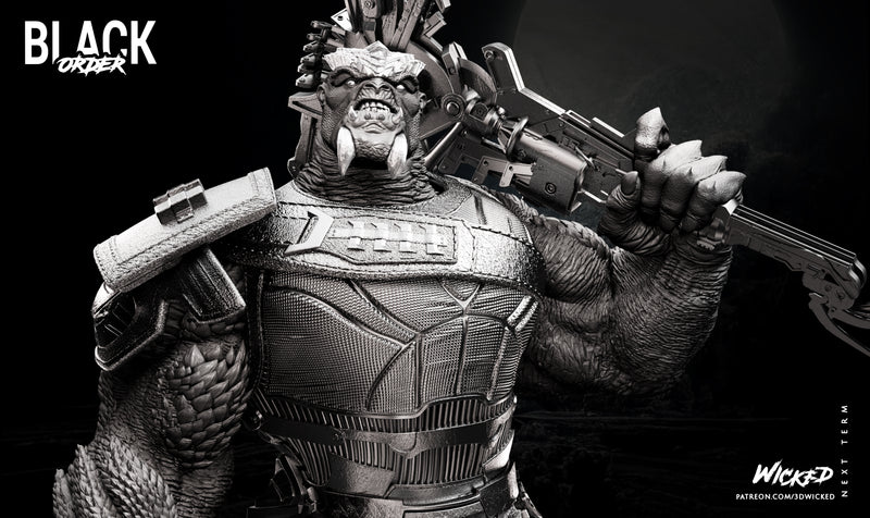 Cull Obsidian Bust resin bust kit view 4