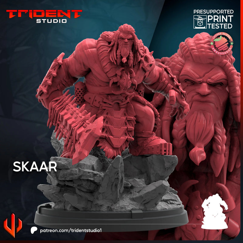 Skaar Marvel MCP-compatible 40mm resin proxy miniature by Trident Miniatures - product image 4