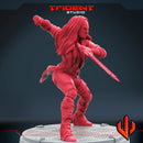 Gamora - Sculpt A Marvel MCP-compatible 40mm resin proxy miniature by Trident Miniatures - product image 4