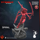 Spiral Marvel MCP-compatible 40mm resin proxy miniature by Trident Miniatures - product image 4