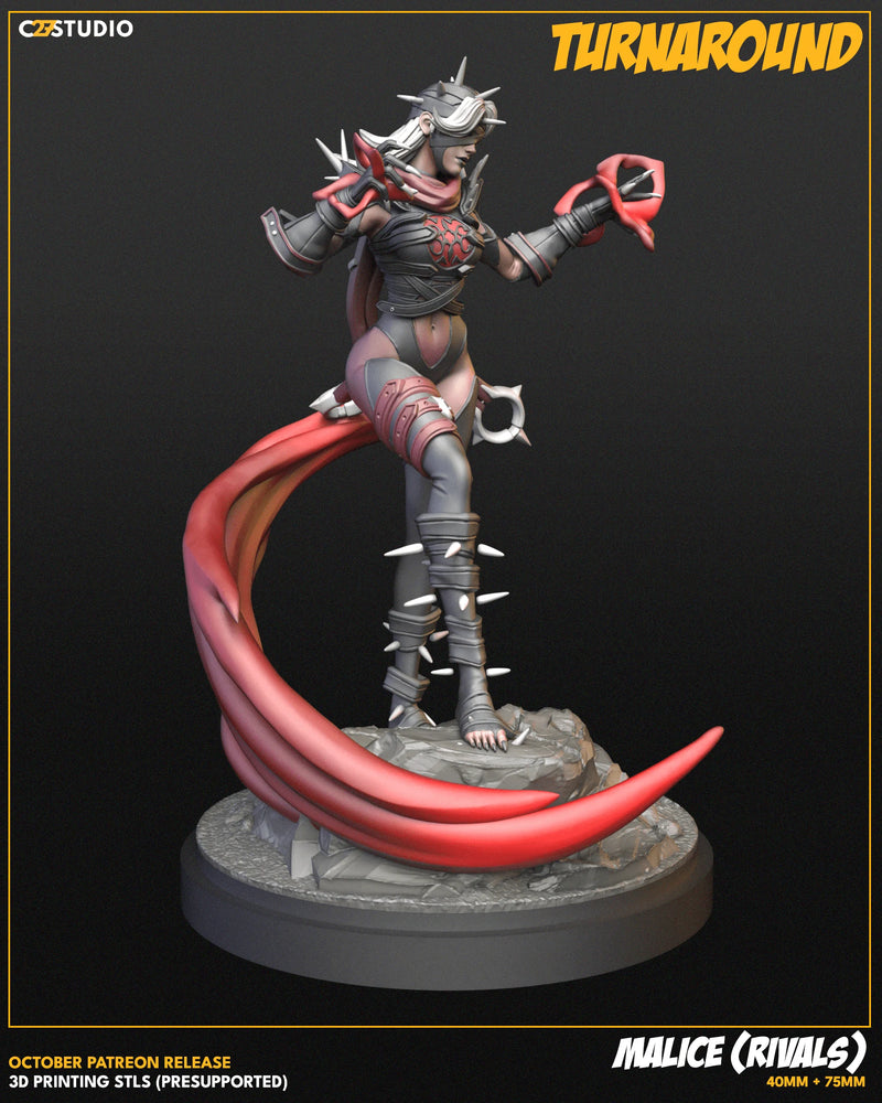 Malice Marvel MCP-compatible resin miniature by C27 Studios - product image 4