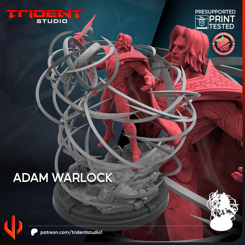 Adam Warlock Rivals Marvel MCP-compatible 40mm resin proxy miniature by Trident Miniatures - product image 4