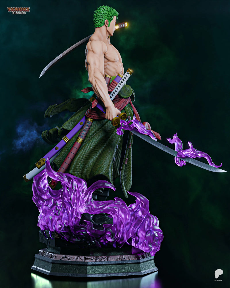 Zoro Resin Statue & Bust - Full Size view 4